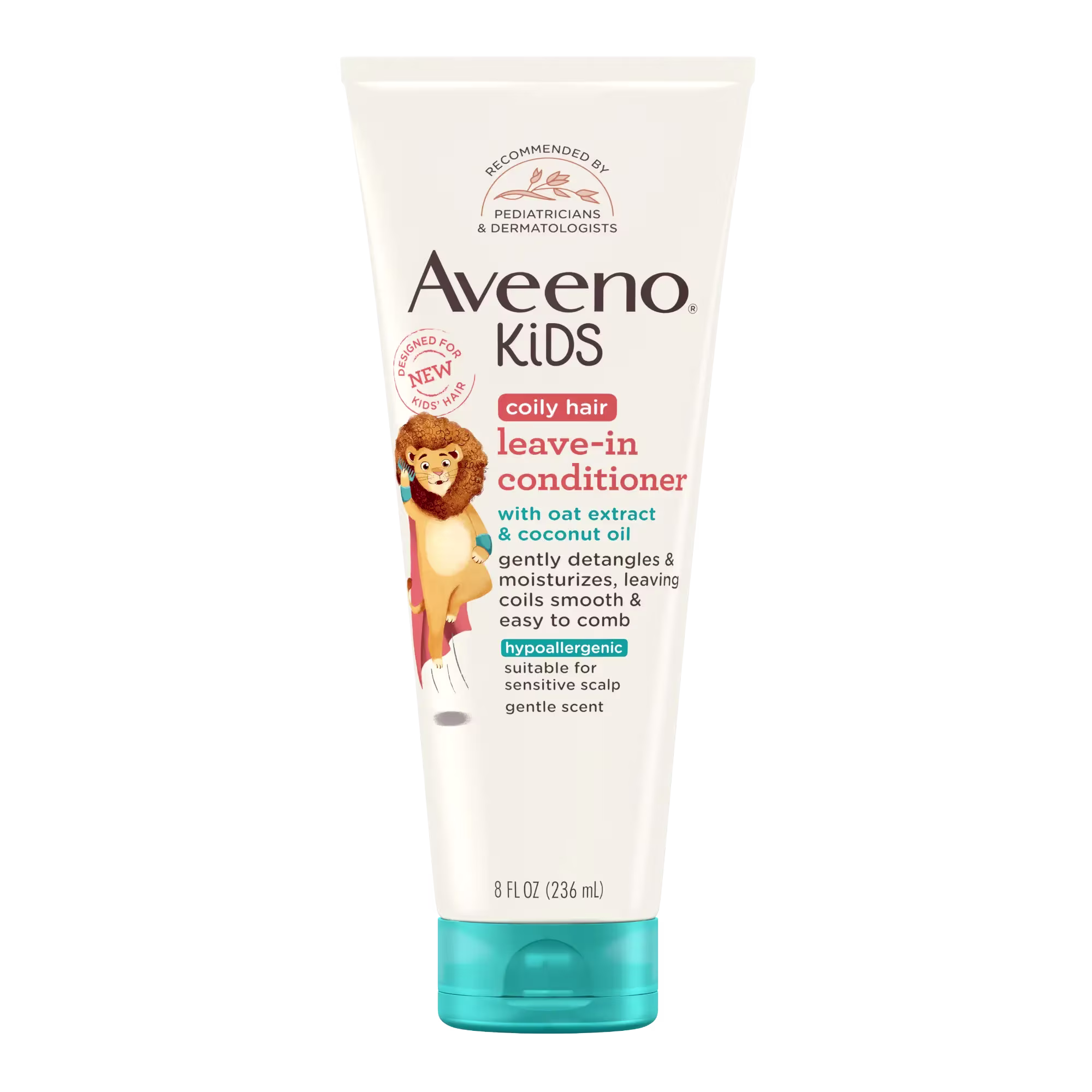 Front pack image of Aveeno® Kids coily hair leave-in conditioner