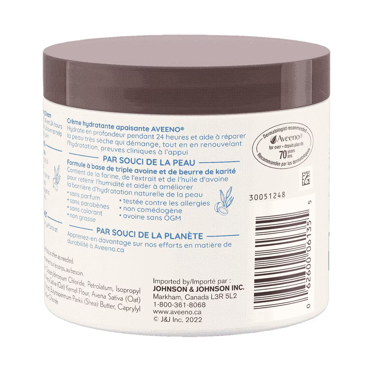 Back Shot of AVEENO® Skin Relief Moisturizing Cream