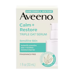 Aveeno Calm + Restore Triple Oat Serum for Sensitive Skin Front