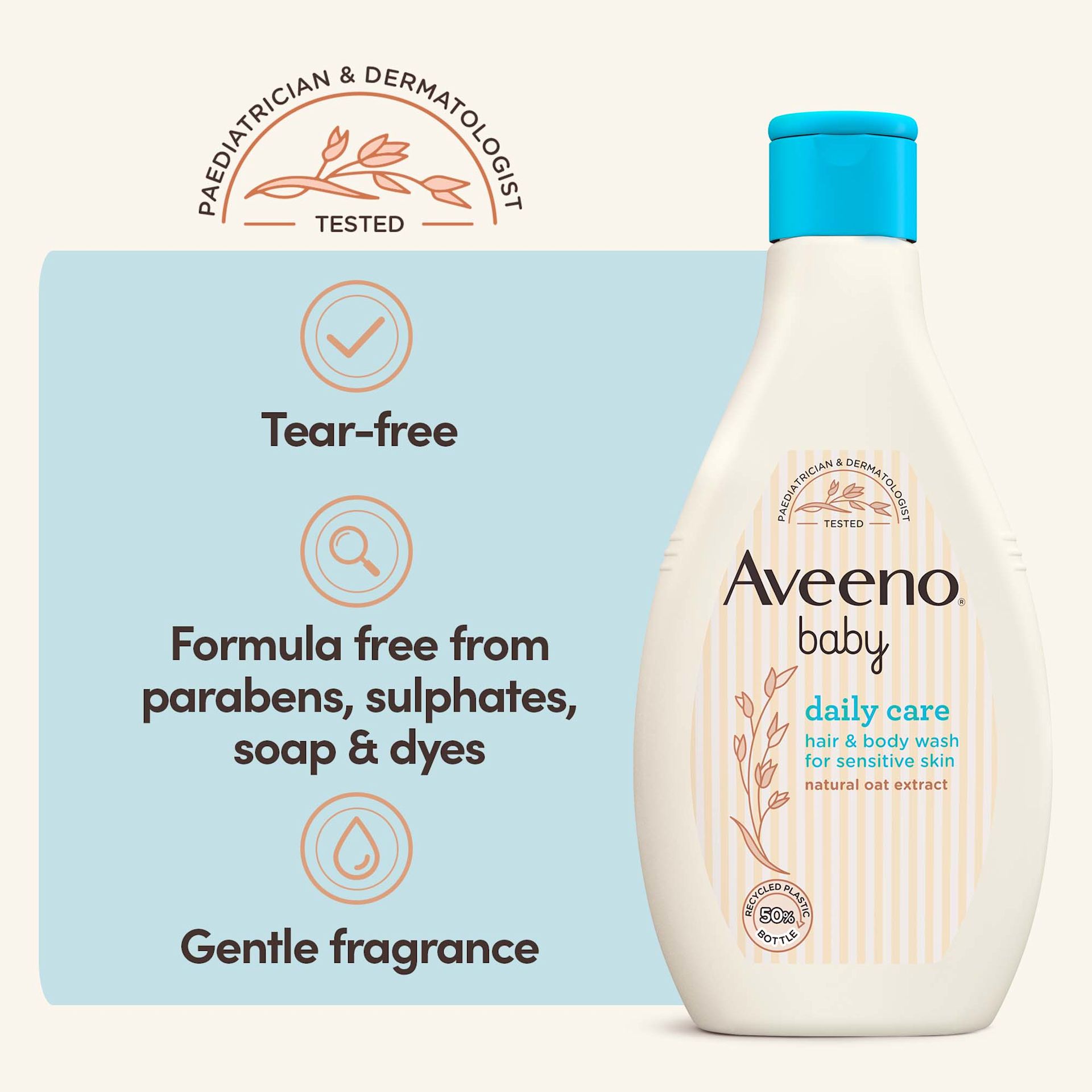Aveeno Baby Daily Care Hair & Body Wash is Tear Free