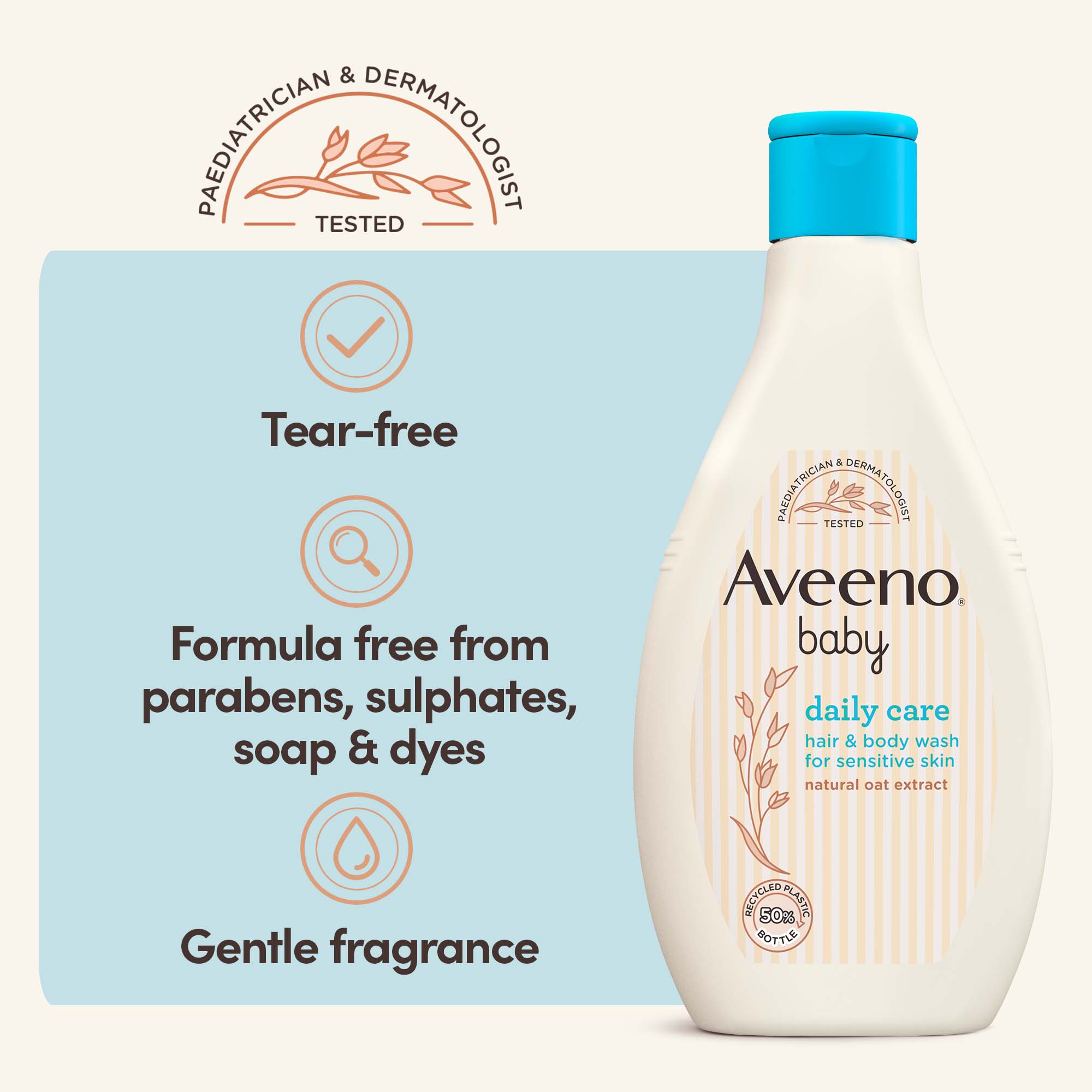 Aveeno Baby Daily Care Hair & Body Wash is Tear Free