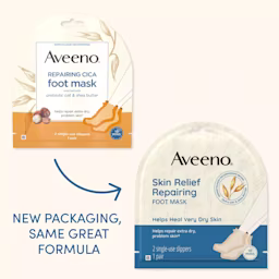 Skin Relief Repairing Foot Mask 1 Pair Packaging Transition 