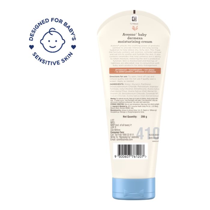 Aveeno Baby Dermexa Moisturizing Cream - Image 2 - Aveeno - en-IN
