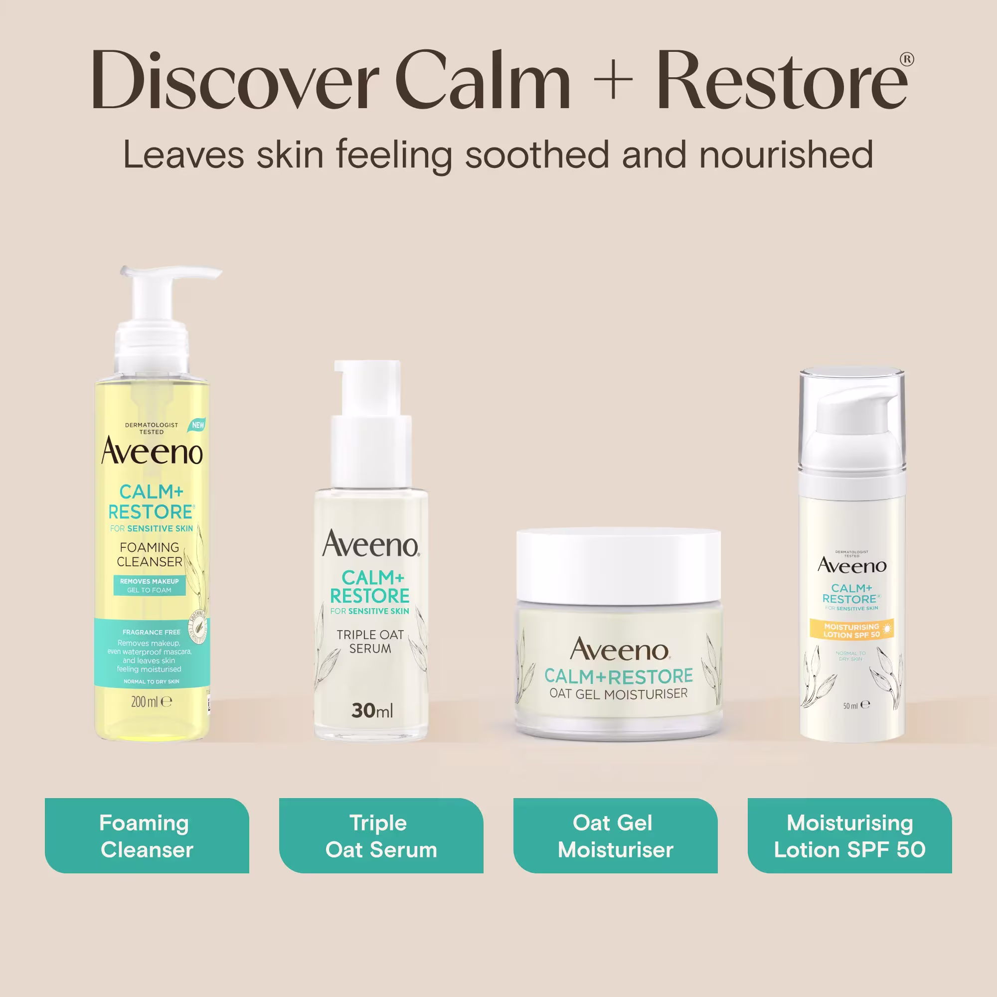 AVEENO FACE CALM + RESTORE® TRIPLE OAT SERUM - Image 8 - Aveeno