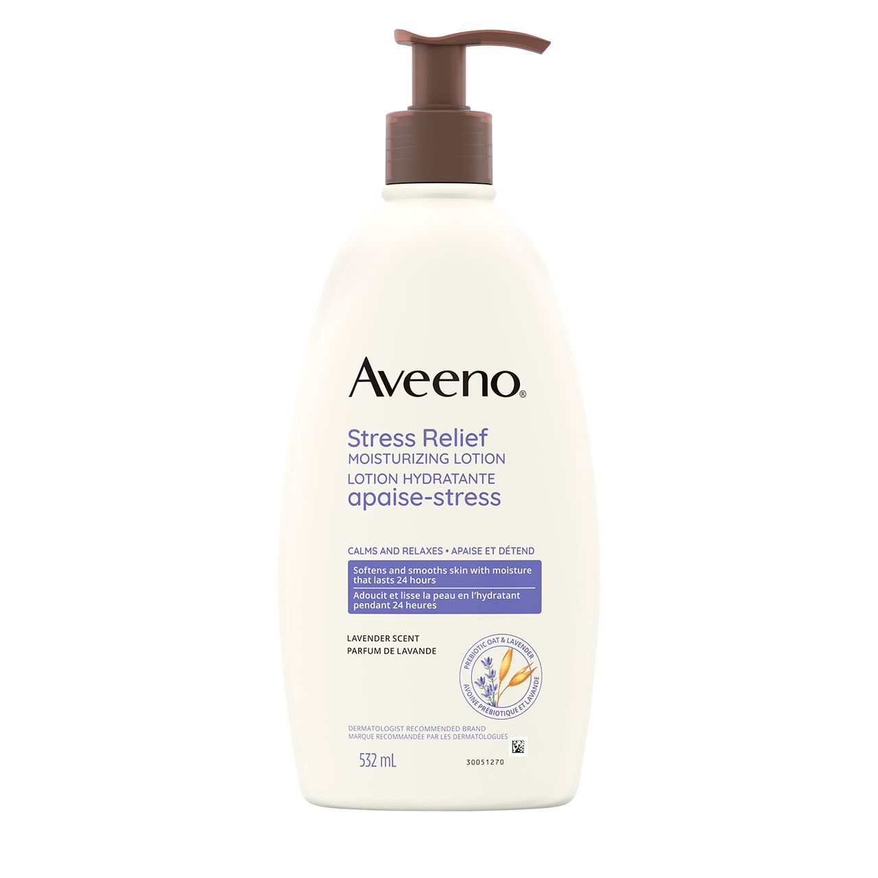 LOTION HYDRATANTE APAISE-STRESS AVEENO®, Pompe 532 ml