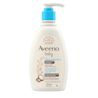 The front shot of AVEENO® Baby Daily Wash & Shampoo with Coconut Scent & Shea Butter, pump bottle, 354 mL