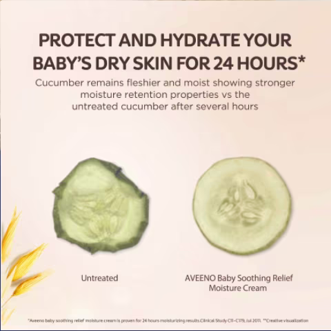 Aveeno Baby Soothing Relief Moisture Cream - Image 2 - Aveeno - en-IN