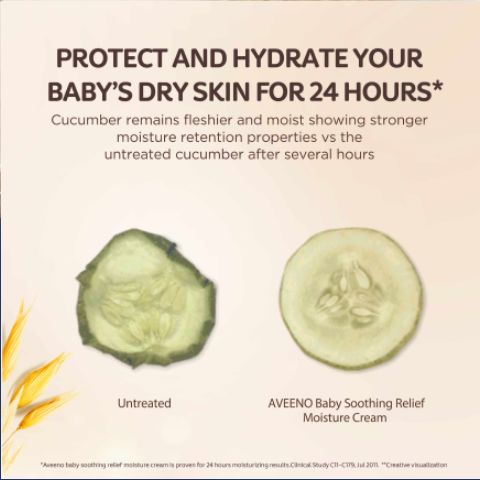 Aveeno Baby Soothing Relief Moisture Cream - Image 2 - Aveeno - en-IN
