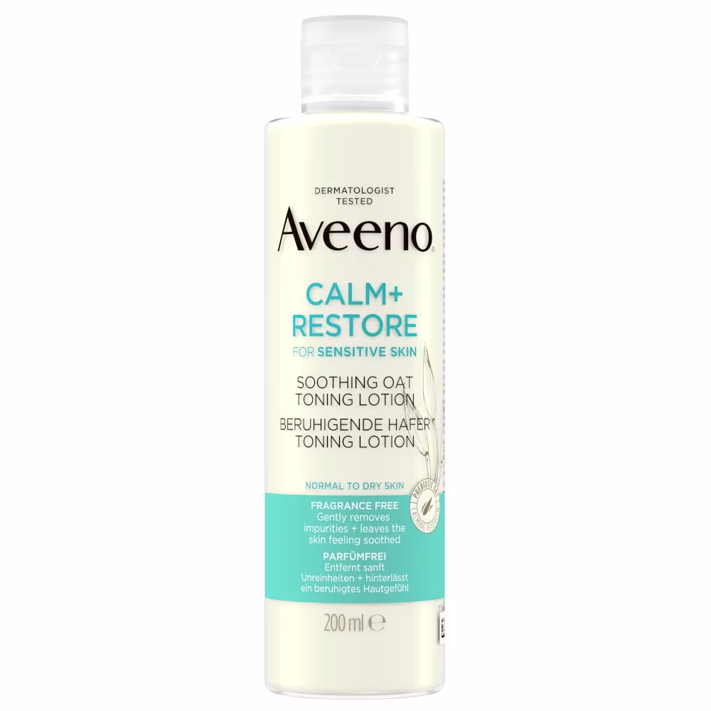 Aveeno® Calm + Restore™ Kojący Toner Owsiany. przód produktu