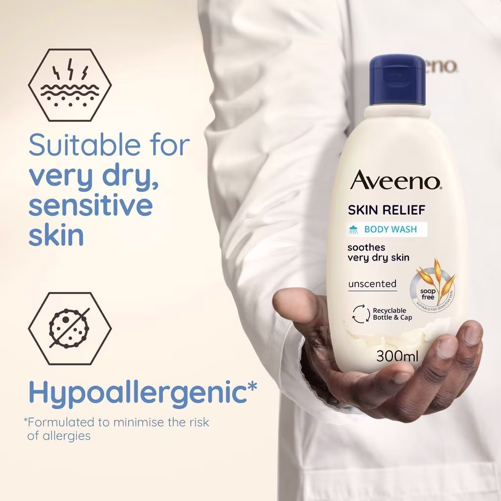 AVEENO® Skin Relief Moisturising Body Wash - Image 4 - Aveeno - en-IE