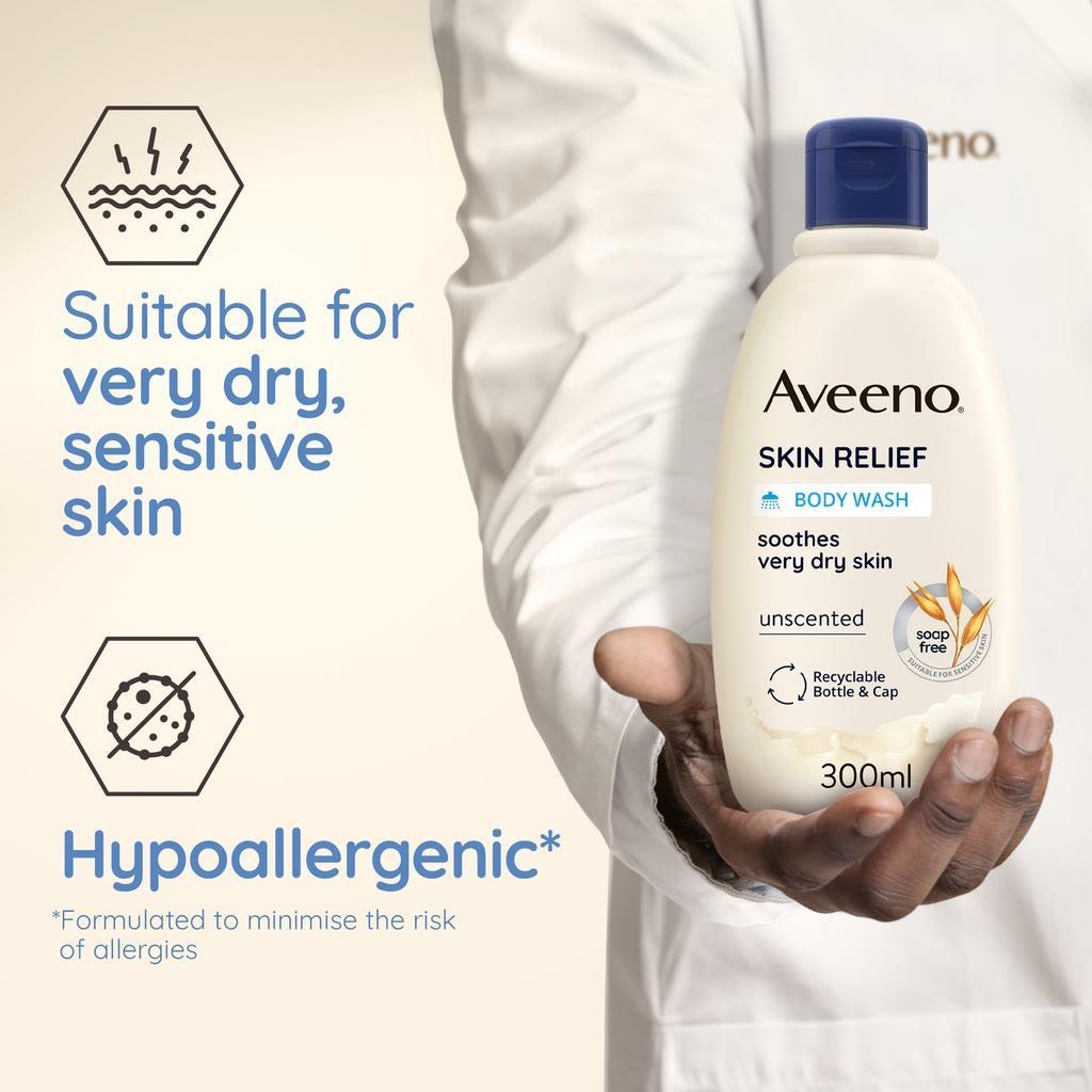 AVEENO® Skin Relief Moisturising Body Wash - Image 4 - Aveeno - en-IE