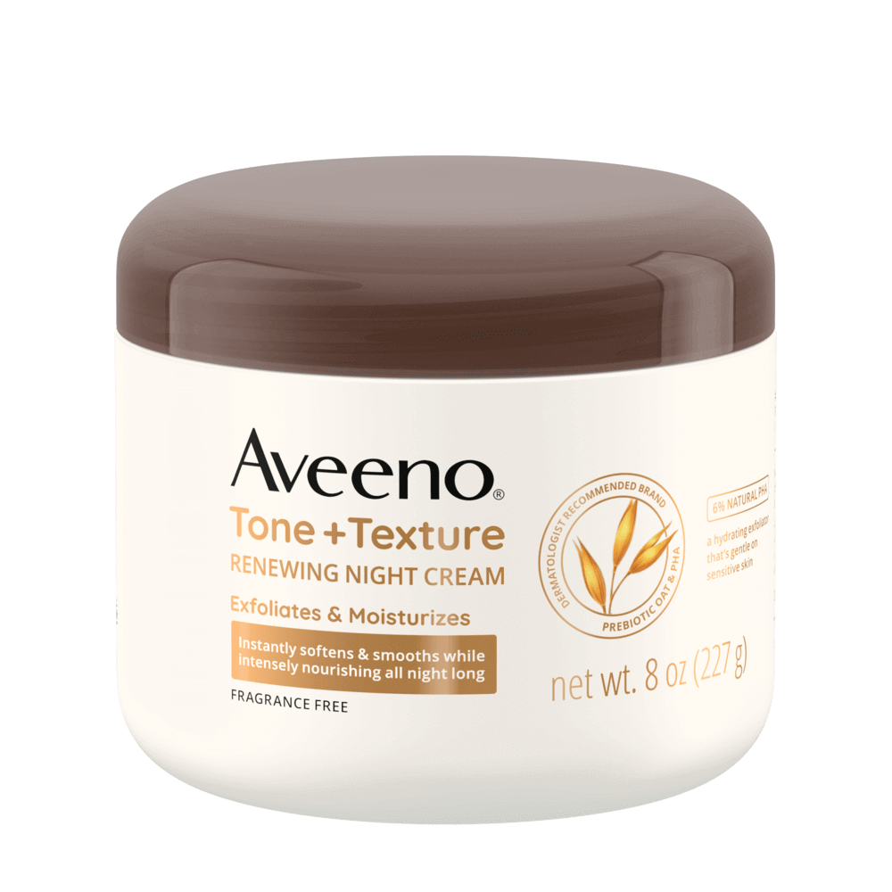 Tone + Texture Gentle Renewing Night Cream | Aveeno®