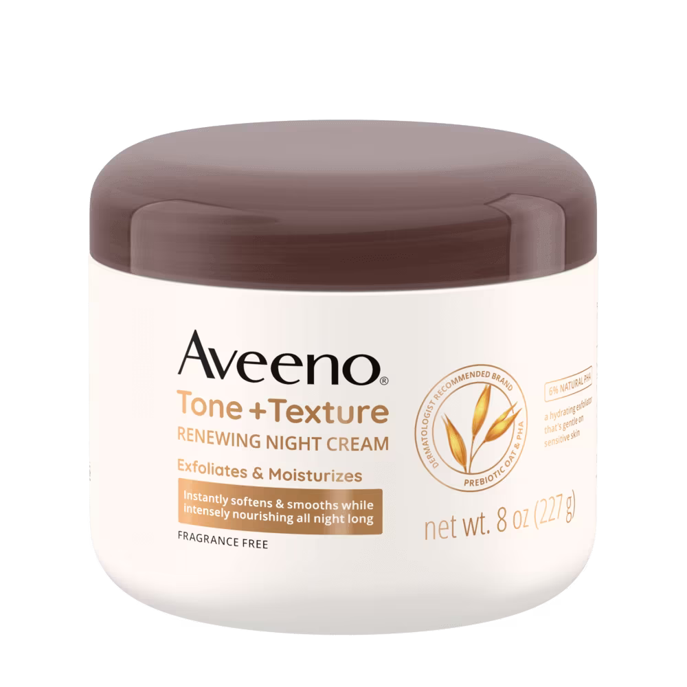 Aveeno Tone + Texture Gentle Renewing Night Cream