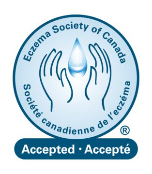 Eczema Society of Canada icon indicating the product is suitable for eczema