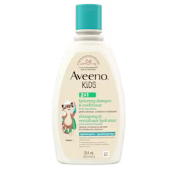 Bottle of AVEENO® Kids Hydrating Shampoo & Conditioner, 354mL