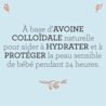 Revendication sur la lotion AVEENO® disant « À base d’avoine colloïdale naturelle pour aider à hydrater et à protéger la peau sensible de bébé pendant 24 heures »