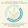 AVEENO® Calm + Restore Skin Therapy Balm product claim stating 'Restores Skin's Moisture Barrier with Colloidal Oatmeal + Ceramide'