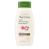 Front pack shot of Aveeno® Daily Moisturizing Body Wash, Shea Butter Berry Scent, Sensitive Skin Scents 18oz