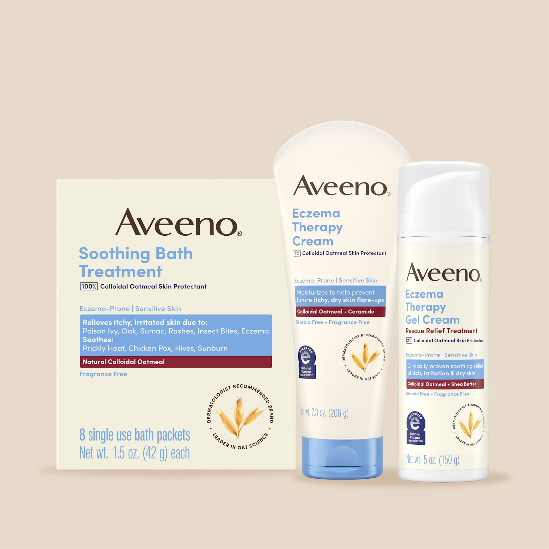 Aveeno® Shop by collection - Image card for Eczema Therapy product line
