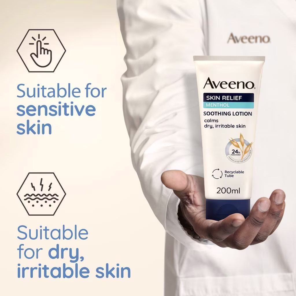 AVEENO® SKIN RELIEF SOOTHING LOTION WITH MENTHOL - Image 4 - Aveeno - en-IE