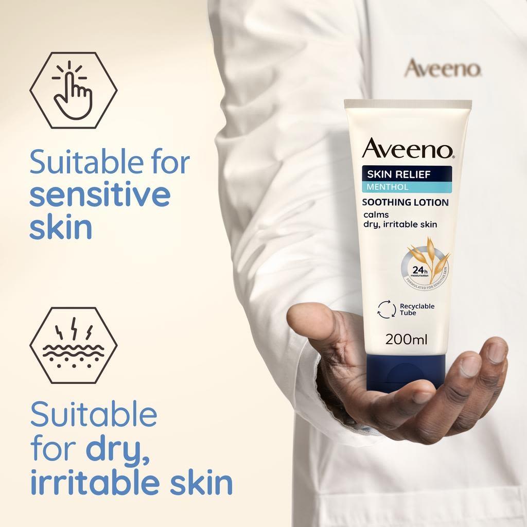 AVEENO® SKIN RELIEF SOOTHING LOTION WITH MENTHOL - Image 4 - Aveeno - en-IE