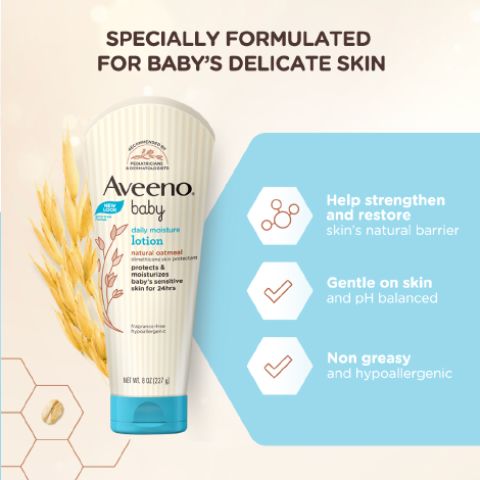 Aveeno Baby Daily Moisture Lotion - Image 5 - Aveeno - en-IN