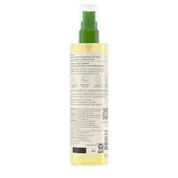 Back pack shot of Aveeno® Daily Moisturizing Body Oil Mist, Cocoa Butter Vanilla Scent 6.7oz