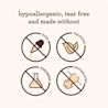 Baby bubble bath hypoallergenic tear free and made without dyes, sulfates, parabens, phthalates