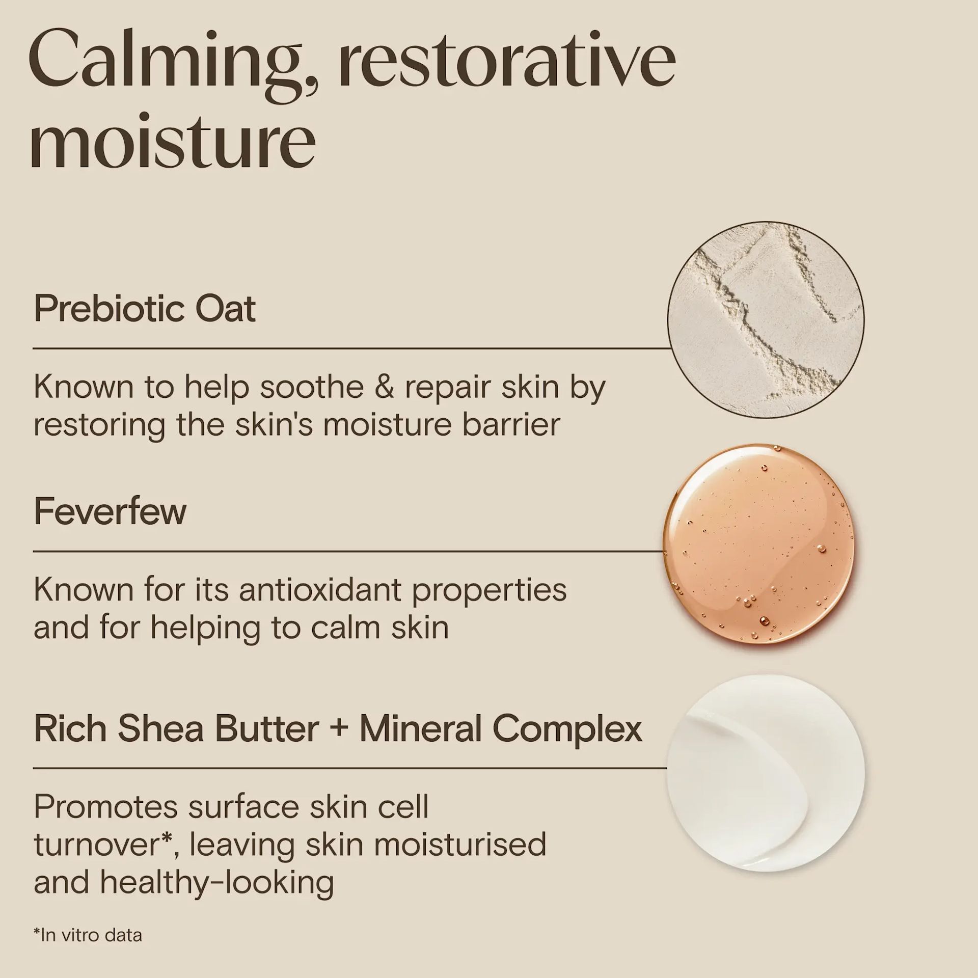 intensely nourishes & strengthens the skin’s natural barrier overnight