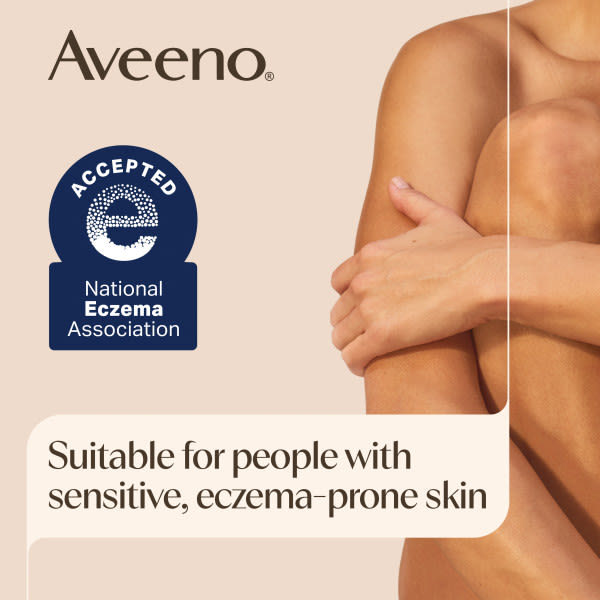 Accepted National Eczema Association badge, suitable for people with sensitive, eczema-prone skin