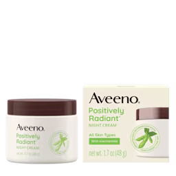 Aveeno Positively Radiant Moisturizing Night Face Cream Front