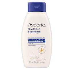 AVE USA US 381371170296 111702992 SR Body Wash Fragrance Free 12oz 00000 Front Pack shot of Skin Relief Fragrance-Free Body Wash for Sensitive 12oz
