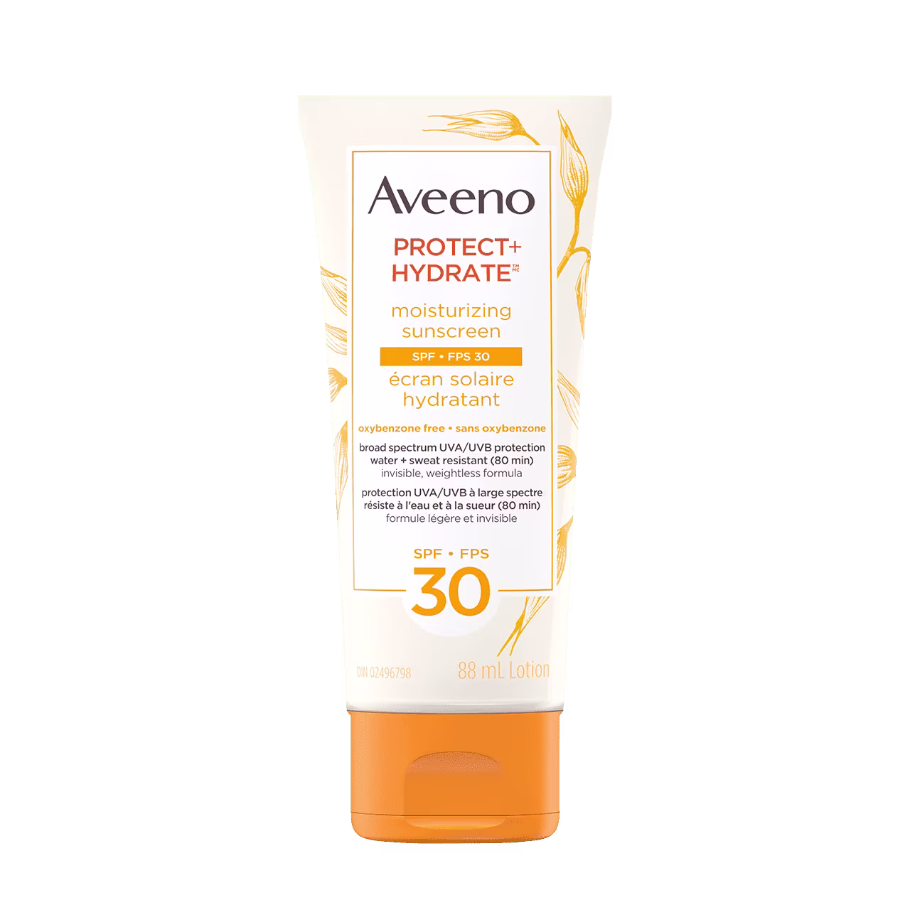 AVEENO® PROTECT + HYDRATE Moisturizing Sunscreen SPF 30, 88ml tube