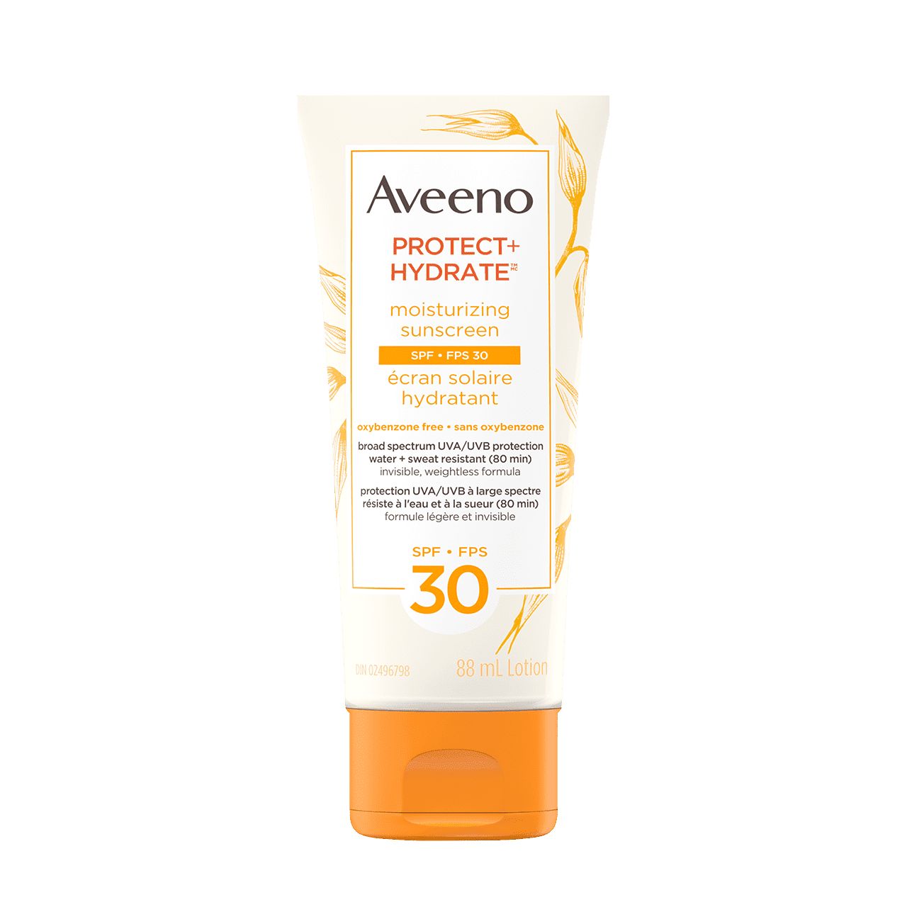 AVEENO® PROTECT + HYDRATE Moisturizing Sunscreen SPF 30, 88ml tube