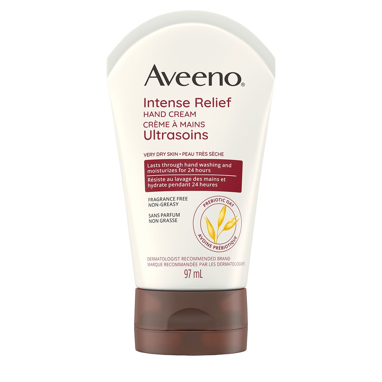Crème à mains ultrasoins AVEENO®, Sans parfum, Flacon de 97 ml