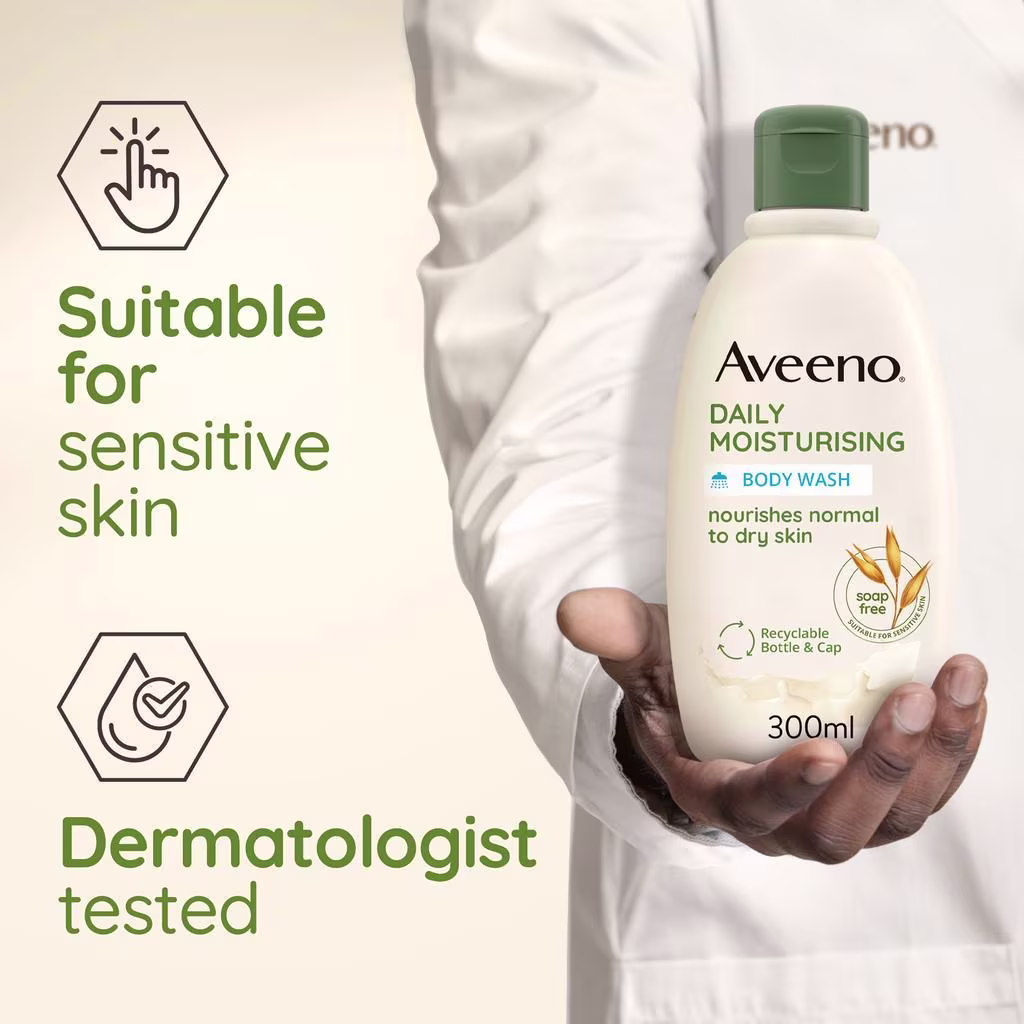 Aveeno Daily Moisturising Body Wash - Image 4 - Aveeno - en-IE