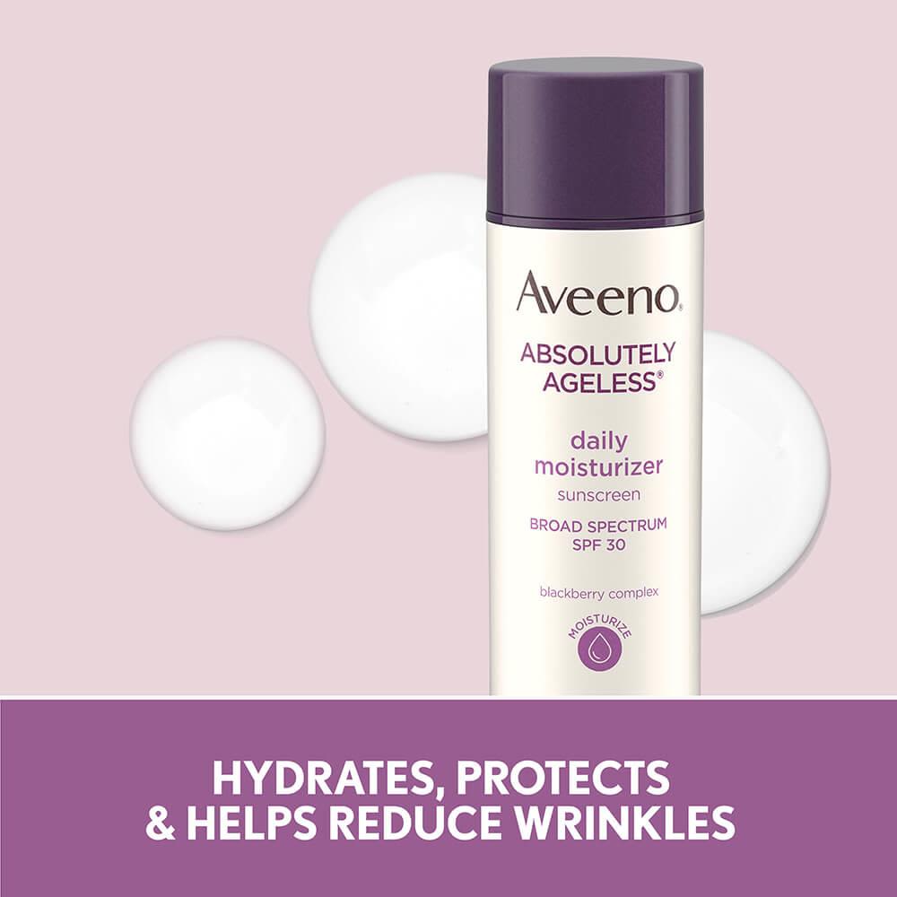 Absolutely Ageless ® Daily Face Moisturizer With Sunscreen, SPF 30 - Image 4 - Aveeno - en-US