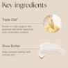 Aveeno® Skin Relief Overnight Cream Key Ingredients, Triple Oat® & Shea Butter