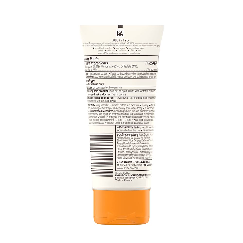 Protect + Hydrate Sunscreen Broad Spectrum Body Lotion SPF 30 - Image 1 - Aveeno - en-US