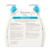Aveeno® Baby Daily Care Set back of pack shot of Daily Moisture Wash & Shampoo and Lotion