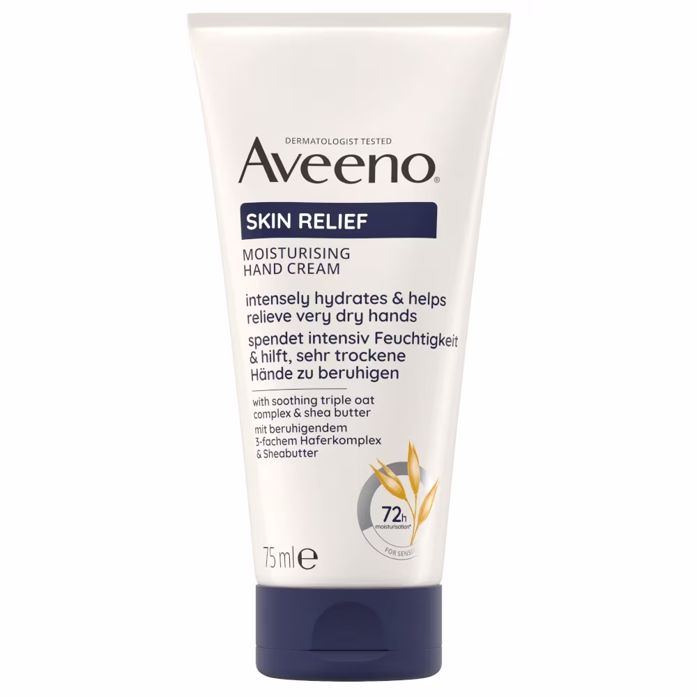 Aveeno®  Skin Relief Hydratační krém na ruce, bez parfemace