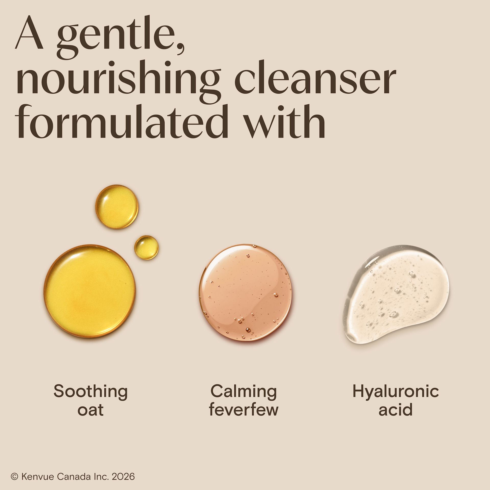 AVEENO Calm + Restore Make-Up Removing Cleanser Image 3