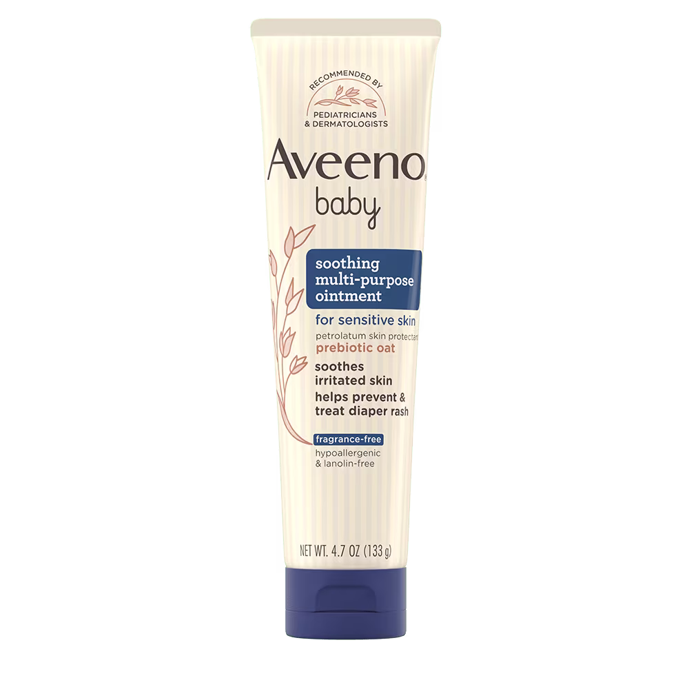 Front shot of Aveeno® Baby Soothing Multi-Purpose Ointment for Sensitive Skin