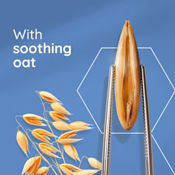 with soothing oat