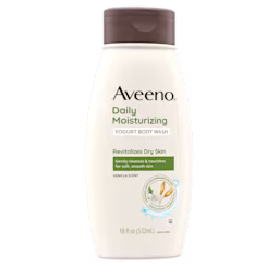 Aveeno Daily Moisturizing Yogurt Body Wash, Vanilla Scent Transition