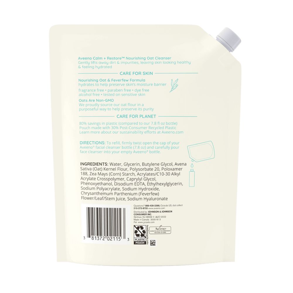 Calm + Restore® Nourishing Oat Cleanser Refill Pouch