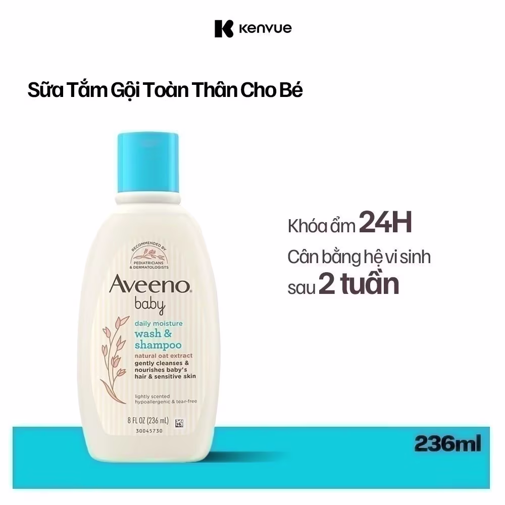 Aveeno Baby Daily Moisture Wash & Shampoo