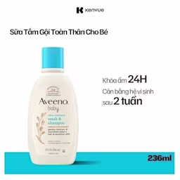 Aveeno Baby Daily Moisture Wash & Shampoo -01 Aveeno Baby Daily Moisture Wash & Shampoo