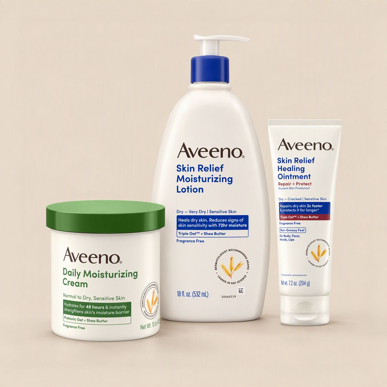  Aveeno® Image tile Shop by category - Body Moisturizers product line