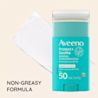 Aveeno® Protect + Soothe Mineral sunscreen stick non-greasy formula